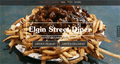 Desktop Screenshot of elginstreetdiner.com