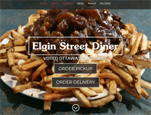Tablet Screenshot of elginstreetdiner.com